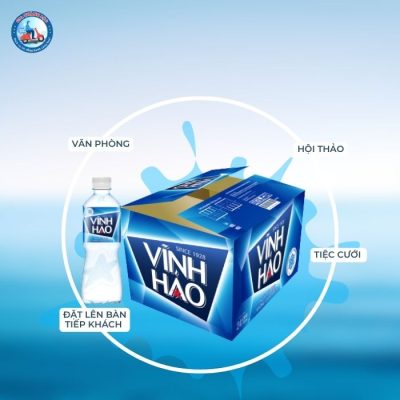 Nước Khoáng Vĩnh Hảo 350ml – Thùng 24 Chai (Không Ga) 1 Vĩnh Hảo 350ml thiết kế đặc biệt cho