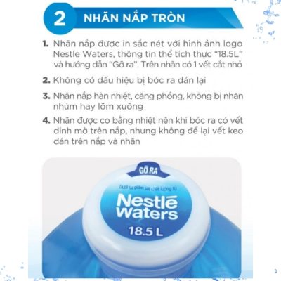 Nước Tinh Khiết LaVie Viva 18.5l (Bình Úp & Vòi) 8 cách nhận biết nước lavie viva thật hình 2