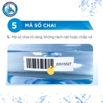 Nước Tinh Khiết LaVie Viva 18.5l (Bình Úp & Vòi) 11 cách nhận biết nước LaVie Viva thật hình 5