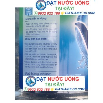 Nước Tinh Khiết LaVie Viva 18.5l (Bình Úp & Vòi) 6 hướng dẫn sử dụng và bảo quản nước viva 18.5l