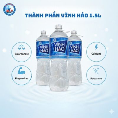 Nước Khoáng Vĩnh Hảo 1.5L thùng 12 chai 2 Thành phần của Vĩnh Hảo 1.5L