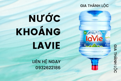 đại lý nước khoáng LaVie bình 19L