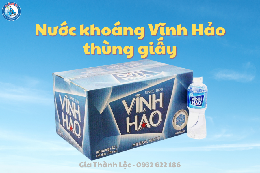 Nước khoáng Vĩnh Hảo thùng giấy 24 chai có gì đặc biệt? 2 Nước khoáng Vĩnh Hảo thùng giấy