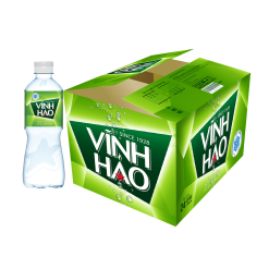 Nước khoáng Vĩnh Hảo có Gas tự nhiên 500ml