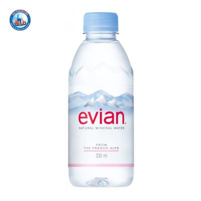 Nước khoáng Evian 330ml 4 Evian thiết kế sang trọng