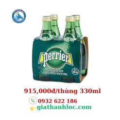 giá thùng nước khoáng perrier 330ml có ga