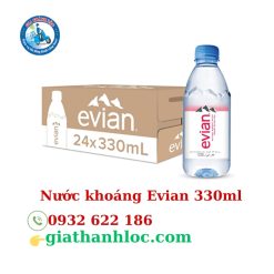Nước khoáng Evian 330ml 2 nuoc khoang evian 330ml