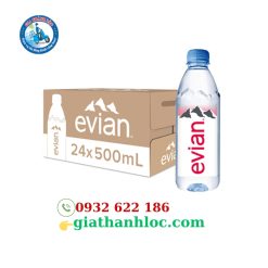 Thùng nước khoáng Evian 500ml