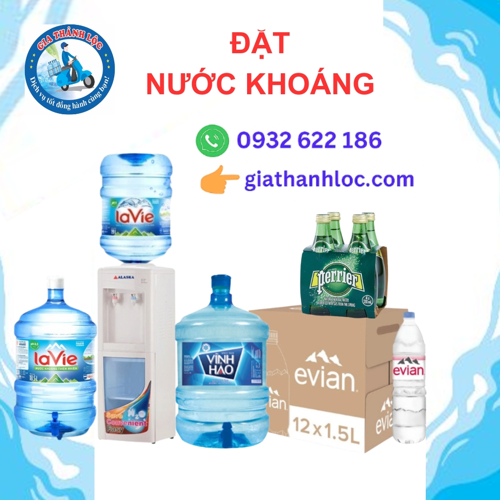đặt nước khoáng chính hãng