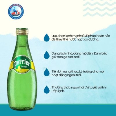 Nước Khoáng Perrier Vị Chanh (Lemon) 330ml 2 Tại sao nên lựa chọn Perrier Chanh 330ml