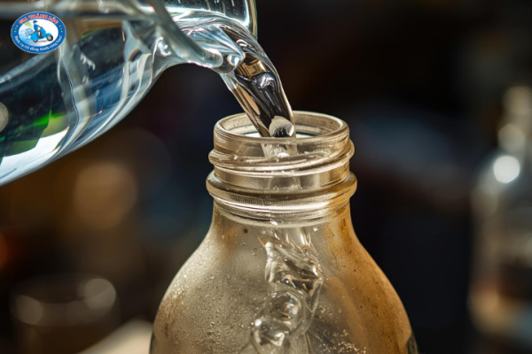 Nước Đun Sôi Để Nguội Qua Đêm Có Nguy Hiểm Không? Sự Thật Bạn Cần Biết 2 khong do nuoc moi vao binh cu