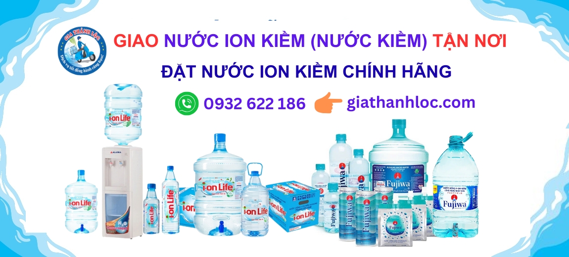 dịch vụ giao nước ion kiềm