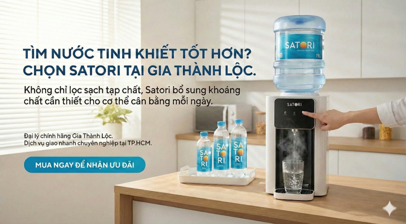 nước tinh khiết satori