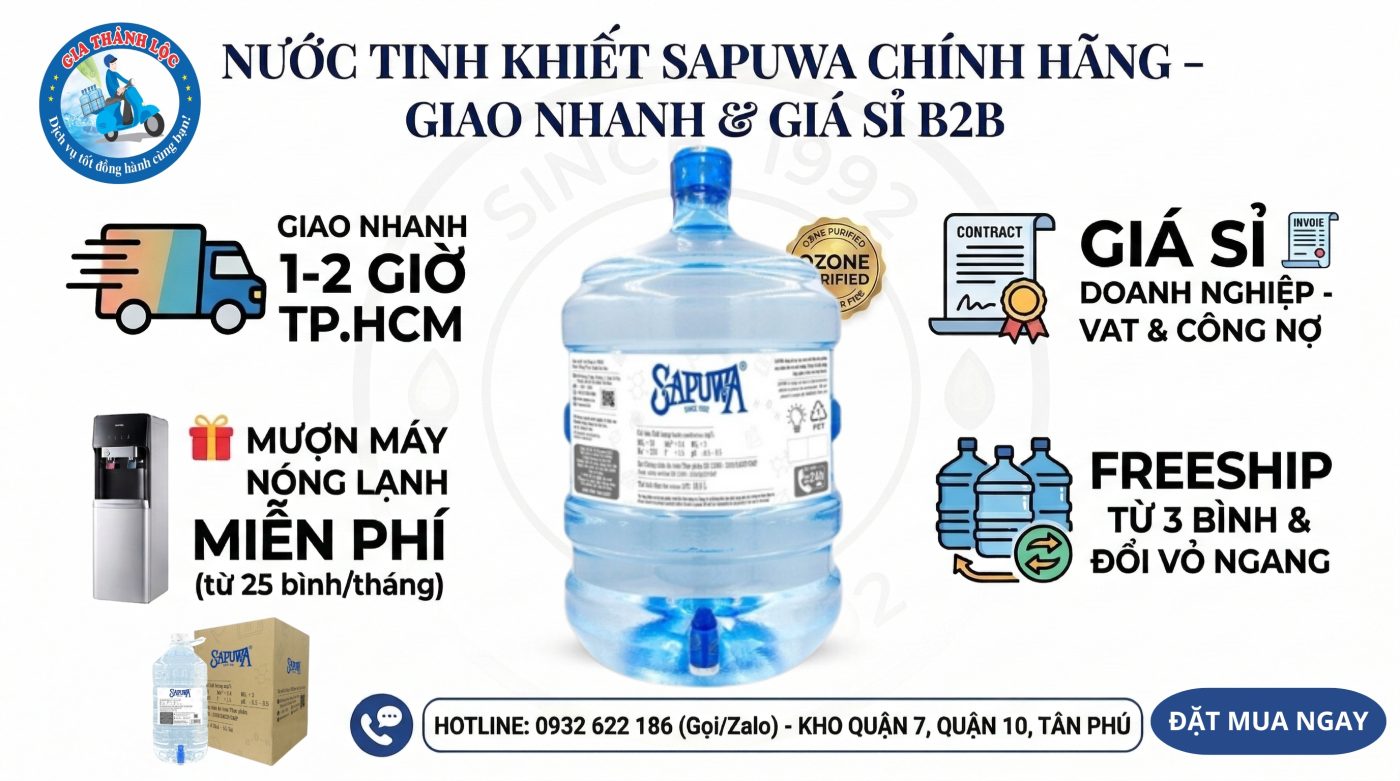 nước tinh khiết sapuwa