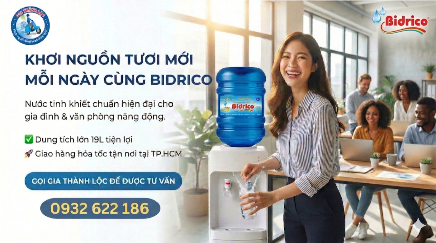 nước tinh khiết bidrico